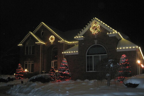 Residential Christmas Light Installation Brighton